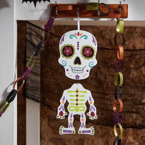 Smart Garden Halloween Hanging Decor Smart Garden Day of The Dead Mixed Case Bones Decoration – 54cm