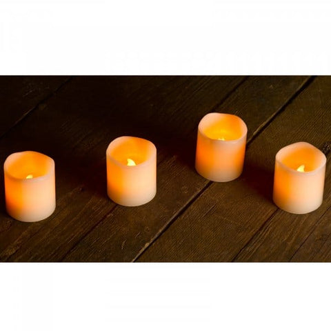 Smart Garden Flameless pillar Candle, 4 Pack