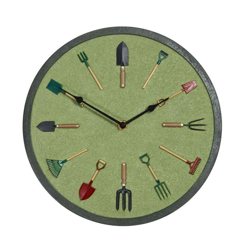 Smart Garden Garden Tools Clock 12" - Sage