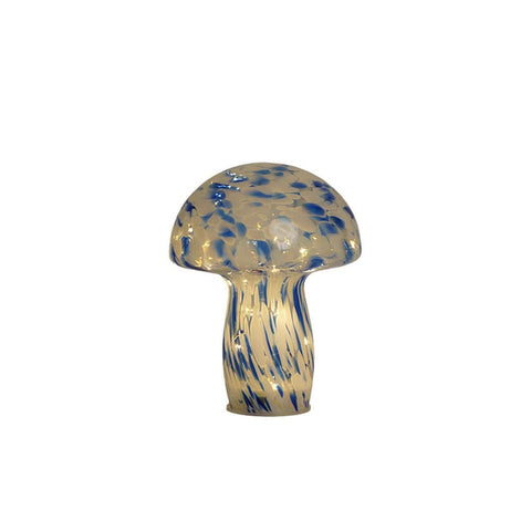 Smart Garden GlassArt Mushroom - Large - Blue and White