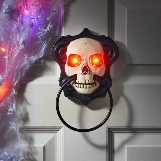 Smart Garden Halloween Lit Decor Smart Garden Halloween Deaths Door Knocker