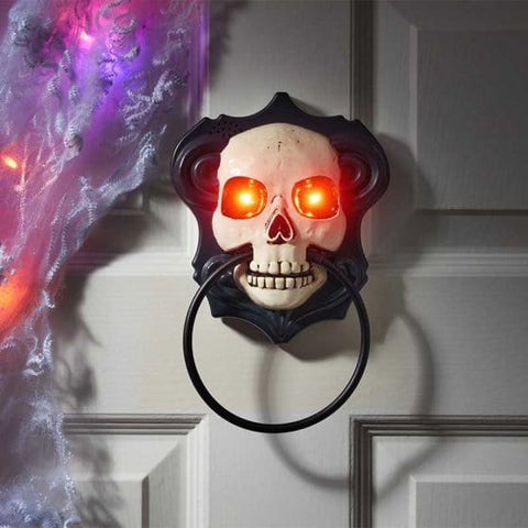 Smart Garden Halloween Lit Decor Smart Garden Halloween Deaths Door Knocker