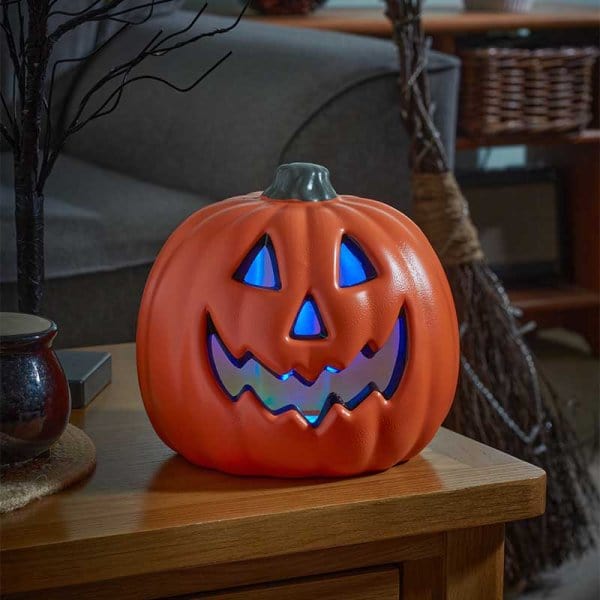 Smart Garden Halloween Lit Decor Smart Garden Halloween Glowing Jack-O'-Lantern