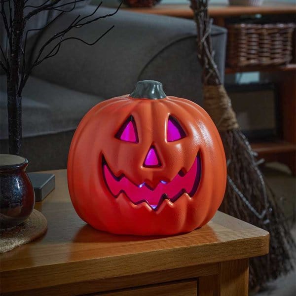 Smart Garden Halloween Lit Decor Smart Garden Halloween Glowing Jack-O'-Lantern