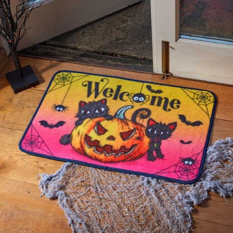 Smart Garden Halloween Doormats Smart Garden Halloween Pumpkin Cats mat