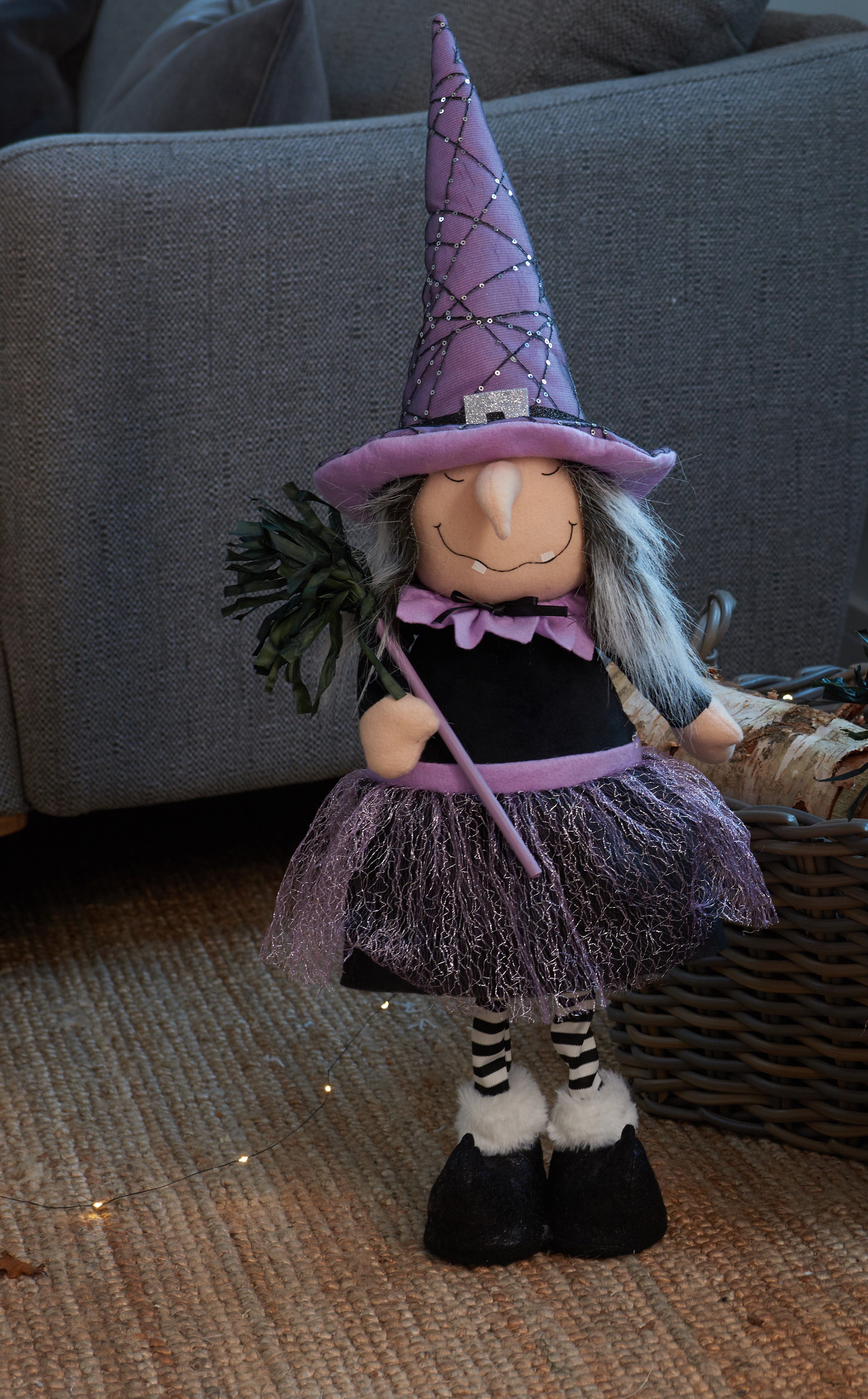 Smart Garden Halloween Home Decor Smart Garden Halloween Purple Witch Large