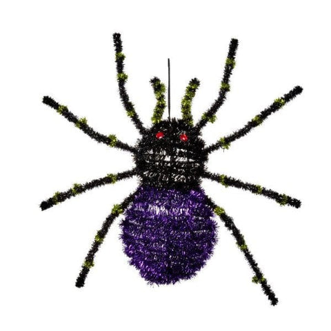 Smart Garden Halloween Hanging Decor Smart Garden Halloween Sparkle Spider - Purple