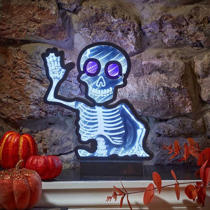 Smart Garden Halloween Lit Decor Smart Garden 'InfiniBones' Skeleton LED Halloween Decoration – 28cm