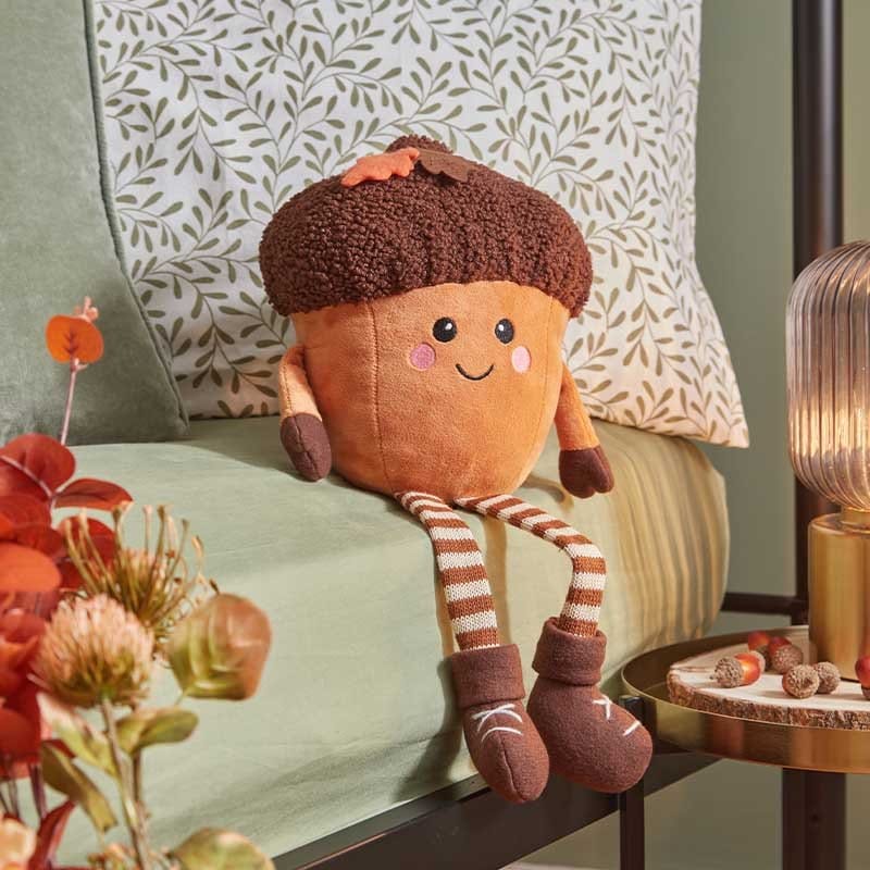 Trowell Garden Centre Autumn Decor Smart Garden Mixed Case OakPal (Acorn) Dangling Legged Plush