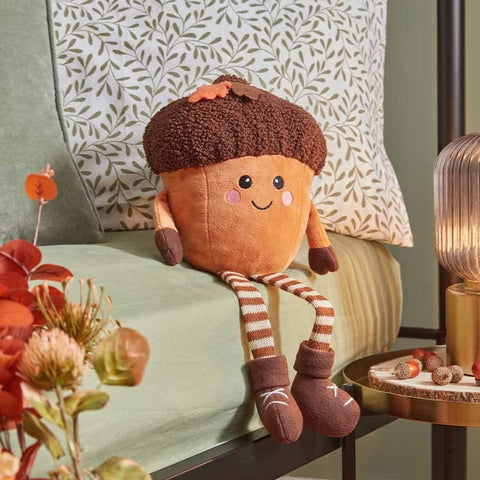 Trowell Garden Centre Autumn Decor Smart Garden Mixed Case OakPal (Acorn) Dangling Legged Plush