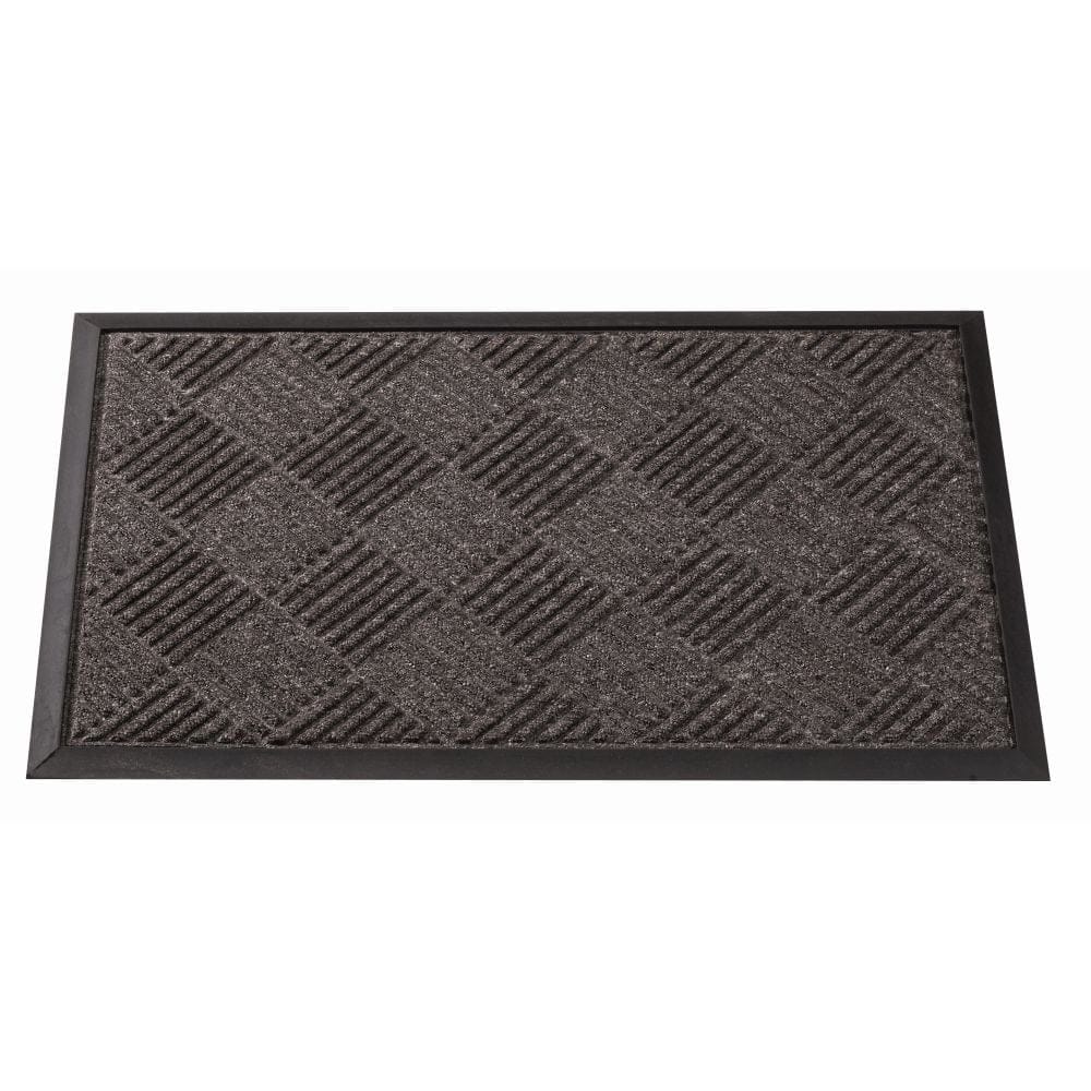 Smart Garden Opti-Mat Anthracite Chequered - Rubber Backed 45x75cm