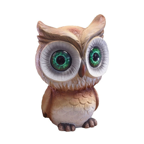 Smart Solar Owl Glow Eyes