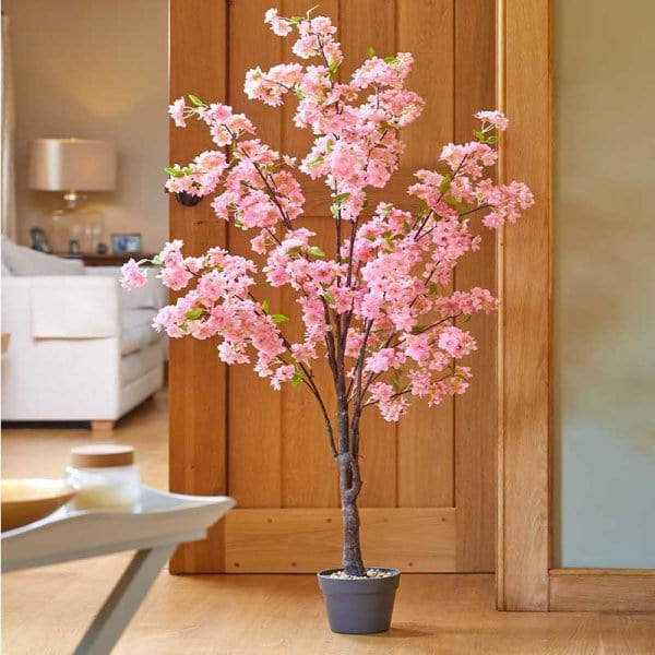 Smart Garden Faux Topiary Trees Smart Garden Pink Cherry Tree 140cm