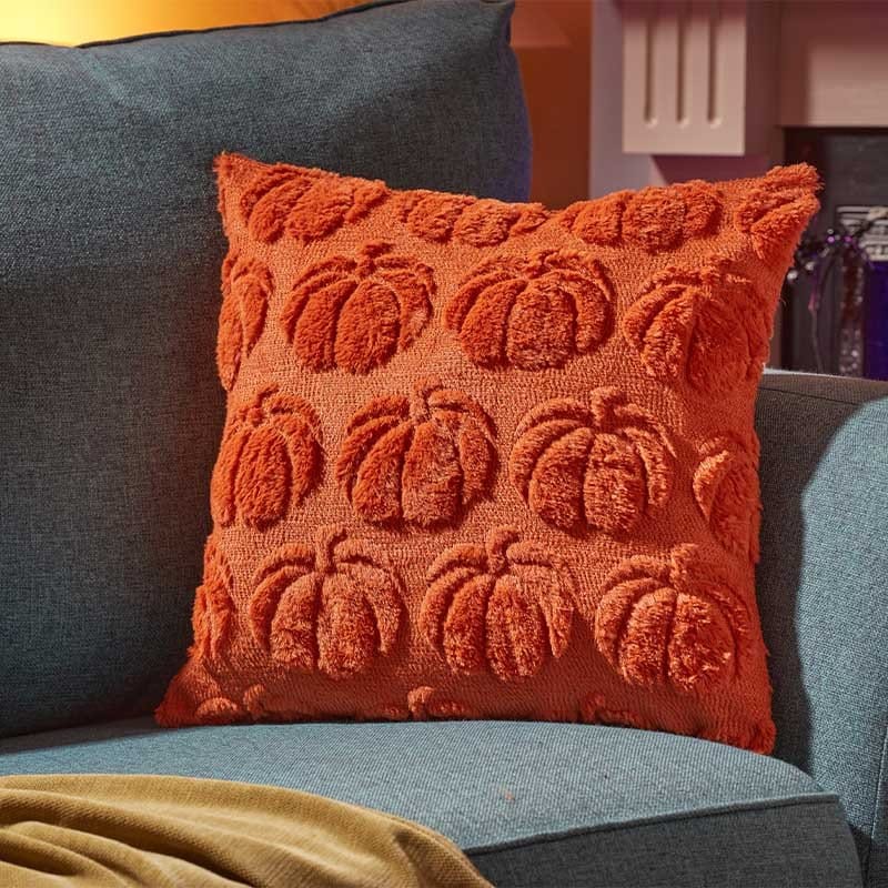 Trowell Garden Centre Autumn Decor Smart Garden 'Pumpkin Patch' Autumn Throw Cushion