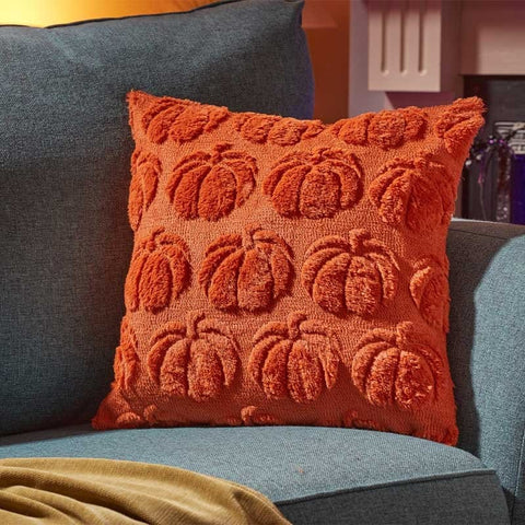 Trowell Garden Centre Autumn Decor Smart Garden 'Pumpkin Patch' Autumn Throw Cushion