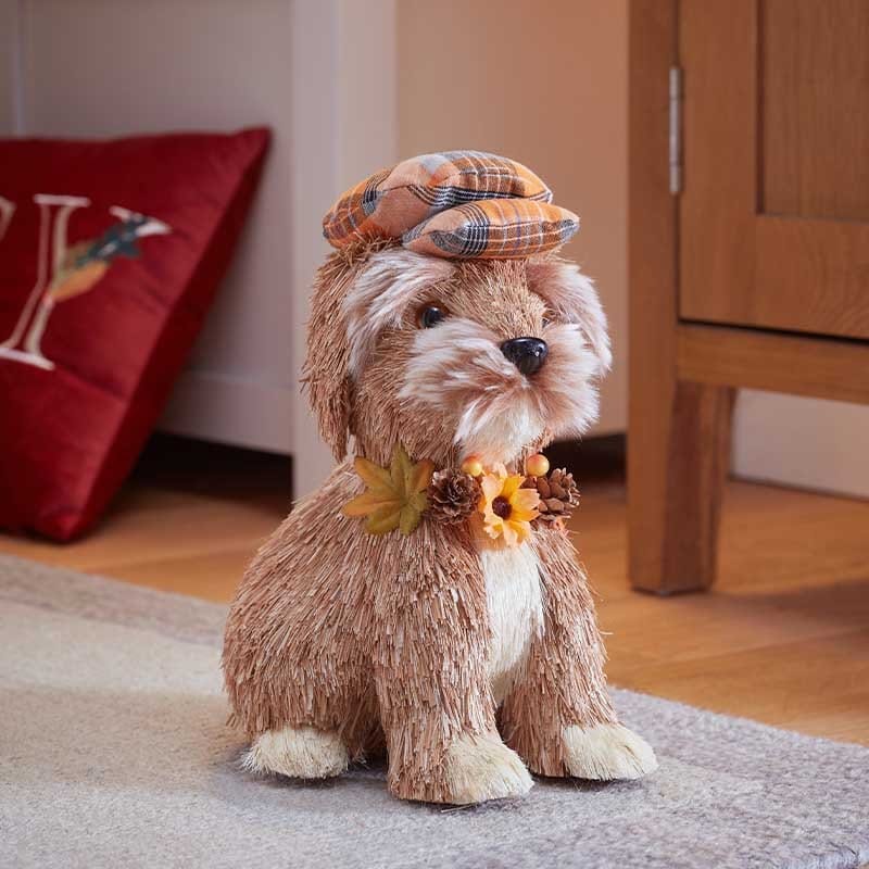 Smart Garden Autumn Decor Smart Garden 'Puppy-In-Plaid' Autumn Decoration
