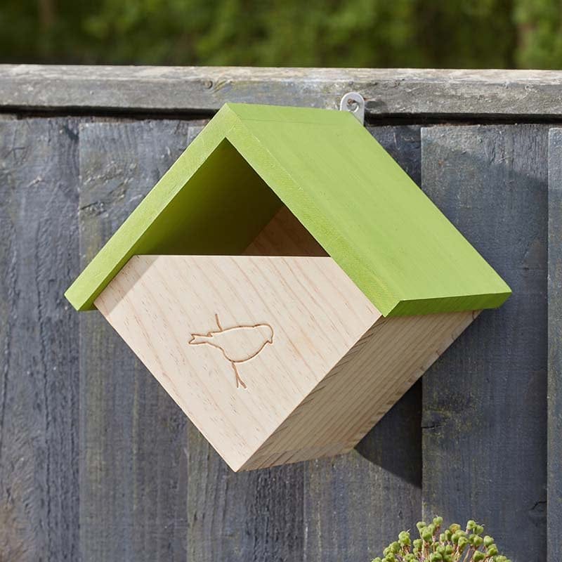 Gardman Nest Boxes Smart Garden Robin Nest Box - Green