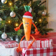 Smart Garden Dog Toys Smart Garden Santa Carrot Rope Legs