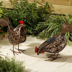 Smart Garden Decorative Lighting Smart Garden Solar Silhouette Hens, 2 Designs