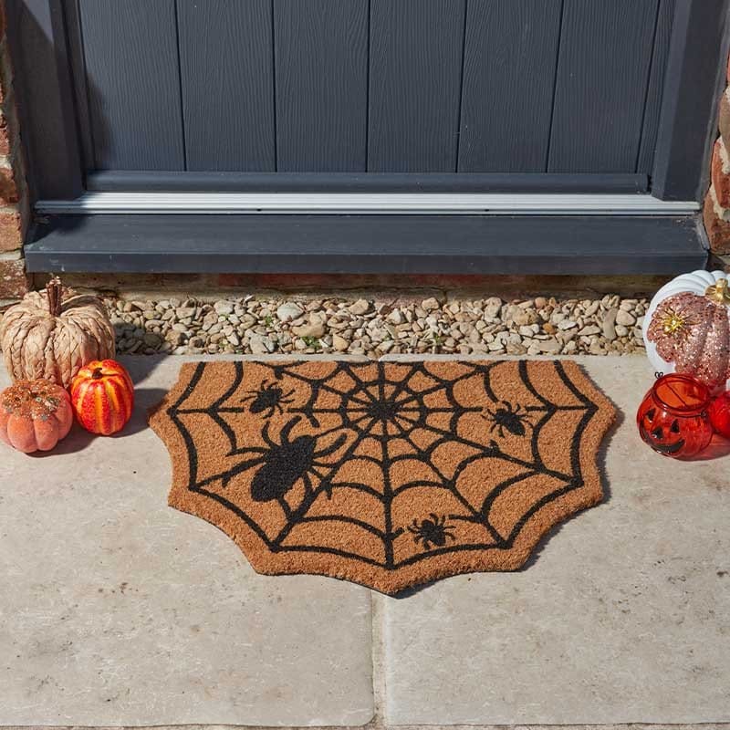 Smart Garden Halloween Doormats Smart Garden SpiderWeb! Decoir Halloween Doormat – 45x75cm