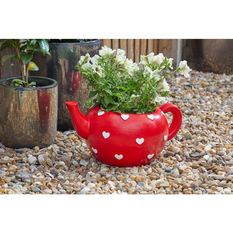 Smart Garden Teapot Heart Planter