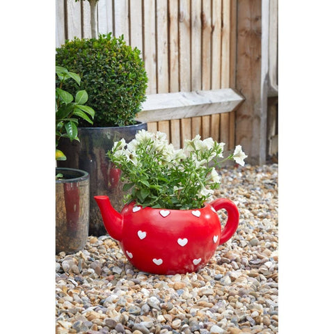 Smart Garden Teapot Heart Planter