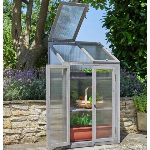 Smart Garden Timber Greenhouse GroZone, Grey
