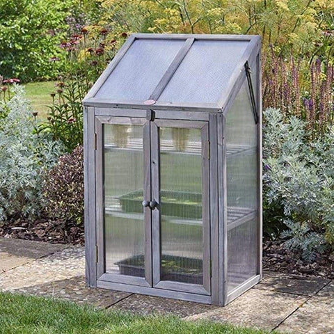 Smart Garden Timber Greenhouse GroZone, Grey
