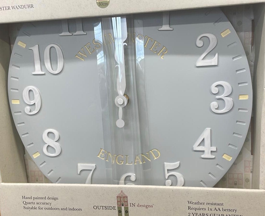 Smart Garden Clocks Smart Garden Westminster Clock Duck Egg