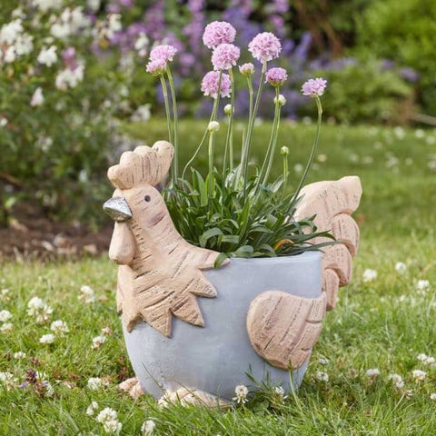 Smart Garden Planters & Pots Smart Garden Woodstone Rooster Planter