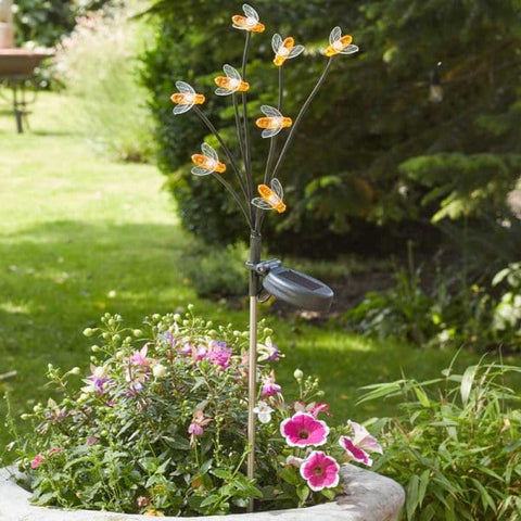 Smart Solar Stake Lights Smart Solar 8-Stem Bee Lights Stake Light