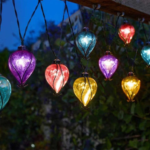 Smart Solar Solar lighting Smart Solar Balloon Rainbow String Lights Set of 10