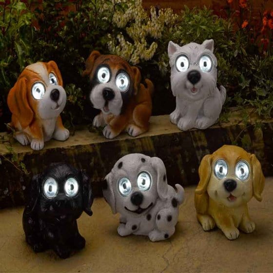 Smart Solar Decorative Lighting Golden Retriever / Golden Retriever Smart Solar Bright Eye Dogs