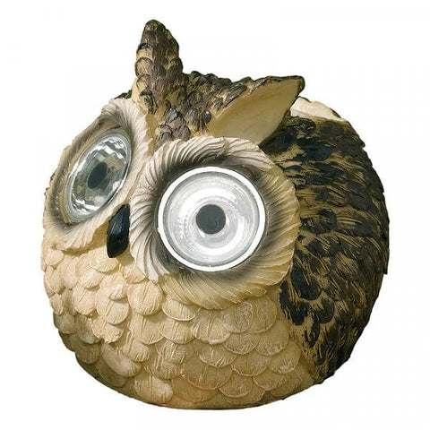 Smart Solar Decorative Lighting Smart Solar Bright Eye Owls - Black
