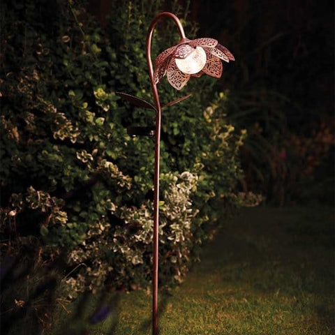 Smart Solar Stake Lights Smart Solar Damasque Solar Bloom Stake Light