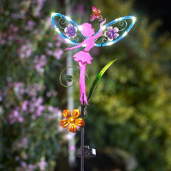 Smart Solar Decorative Lighting Smart Solar Fairy Wings Stake Lights- Blue wings