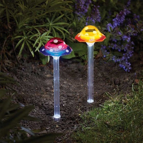 Smart Solar Stake Lights Smart Solar Funky Fungus Stake Lights - Pink/Blue