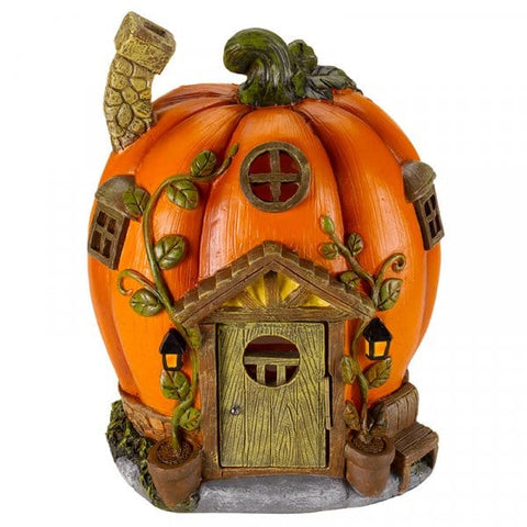 Smart Solar Solar Ornaments Smart Solar Humpkin House Fairy Home