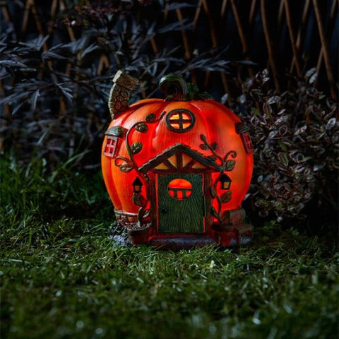 Smart Solar Solar Ornaments Smart Solar Humpkin House Fairy Home