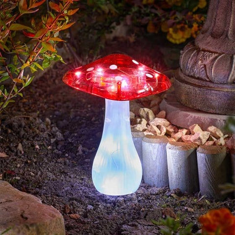 Smart Solar Stake Lights Smart Solar Magic Mushroom Stake Light