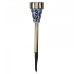 Smart Solar Stake Lights Smart Solar Mosaic Stainless Steel Stake Light
