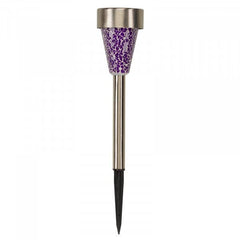 Smart Solar Stake Lights Smart Solar Mosaic Stainless Steel Stake Light