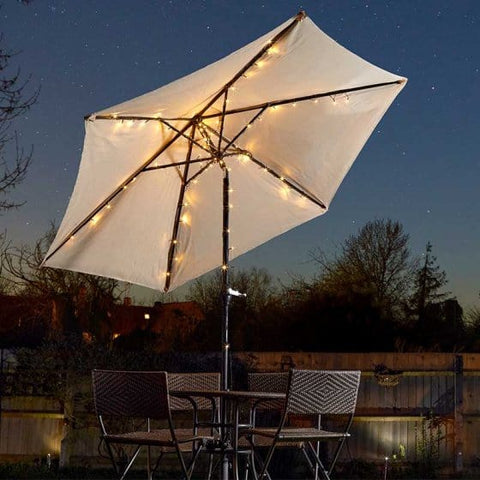 Smart Solar String Lights Smart Solar Parasol String Lights