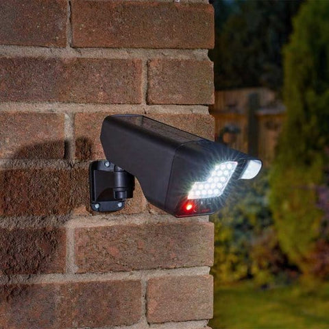 Smart Solar Security & PIR Lights Smart Solar PIR Floodlight and Decoy Camera