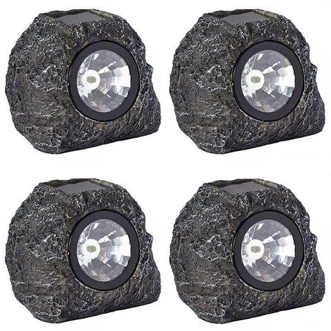 Smart Solar Rock Spotlight 4 Pack