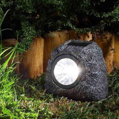 Smart Solar Rock Spotlight 4 Pack