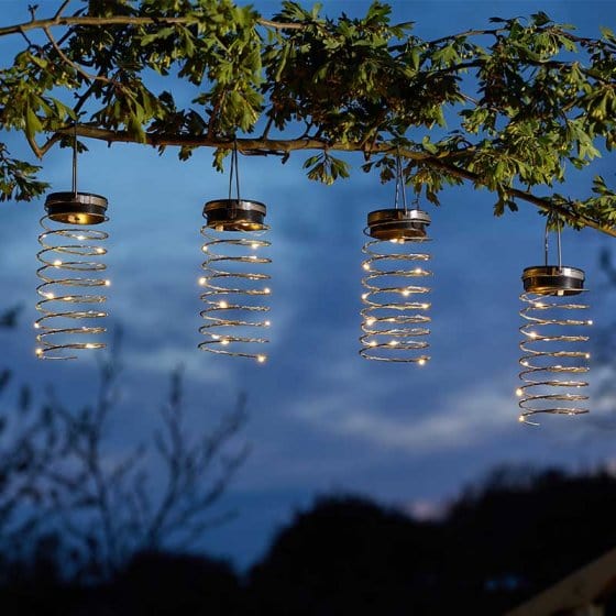 Spring Set Light Smart Solar Single Spiralight Spring Light – Trowell Garden Centre