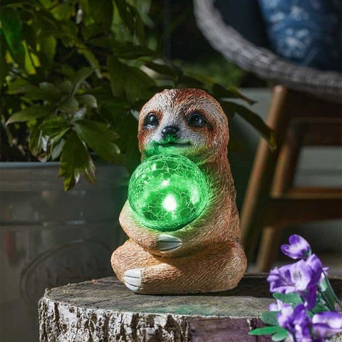 Sloth Solar Light Smart Solar Sloth Sphere – Trowell Garden Centre