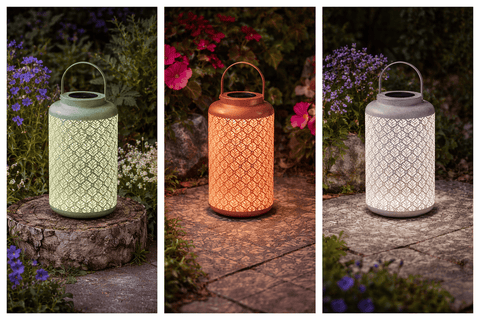 Smart Solar Lanterns Smart Solar Solaire Lantern - Assorted Designs, Large