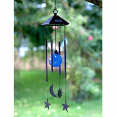 Smart Solar Hanging Lights Smart Solar Sun, Moon and Stars Windchime